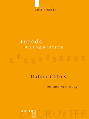 cover image of Italian Clitics